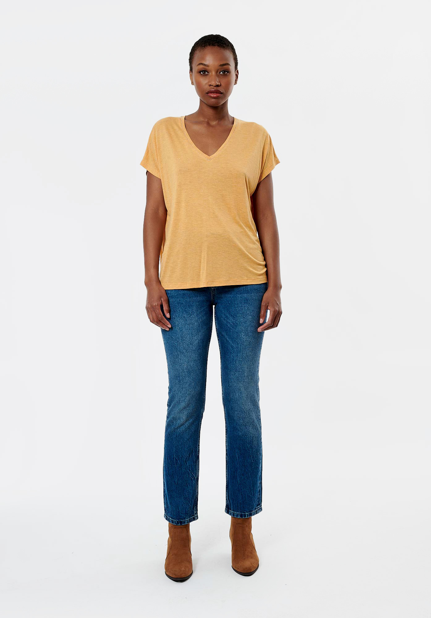 LADY   T-shirt orange femme
