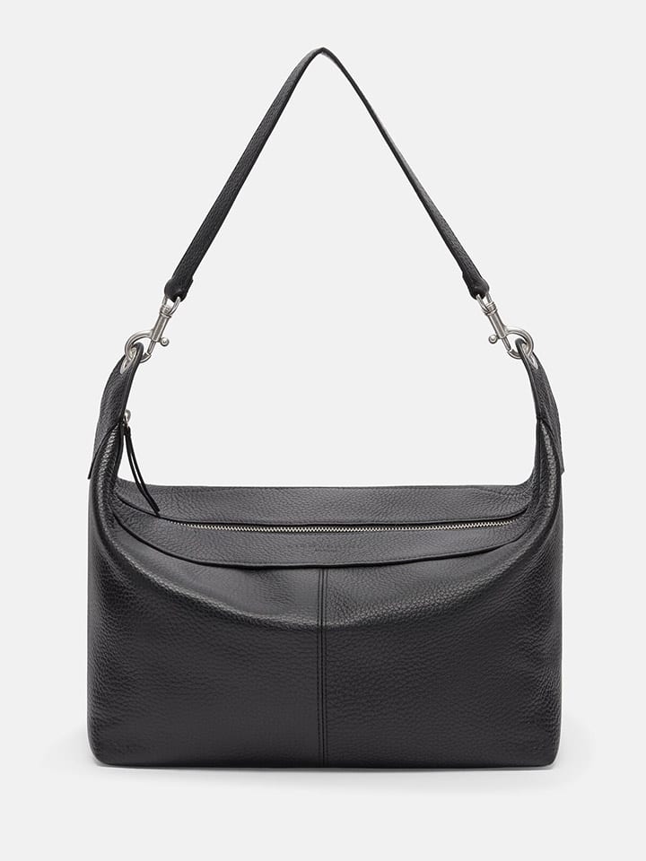 LIEBESKIND BERLIN Leder-Schultertasche in Schwarz - (B)30 x (H)19 x (T)17 cm günstig kaufen onesize