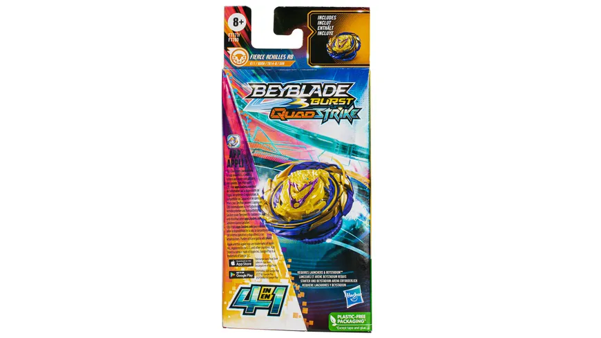 Hasbro - Beyblade Burst QuadStrike Single Pack, 1 Stück, sortiert