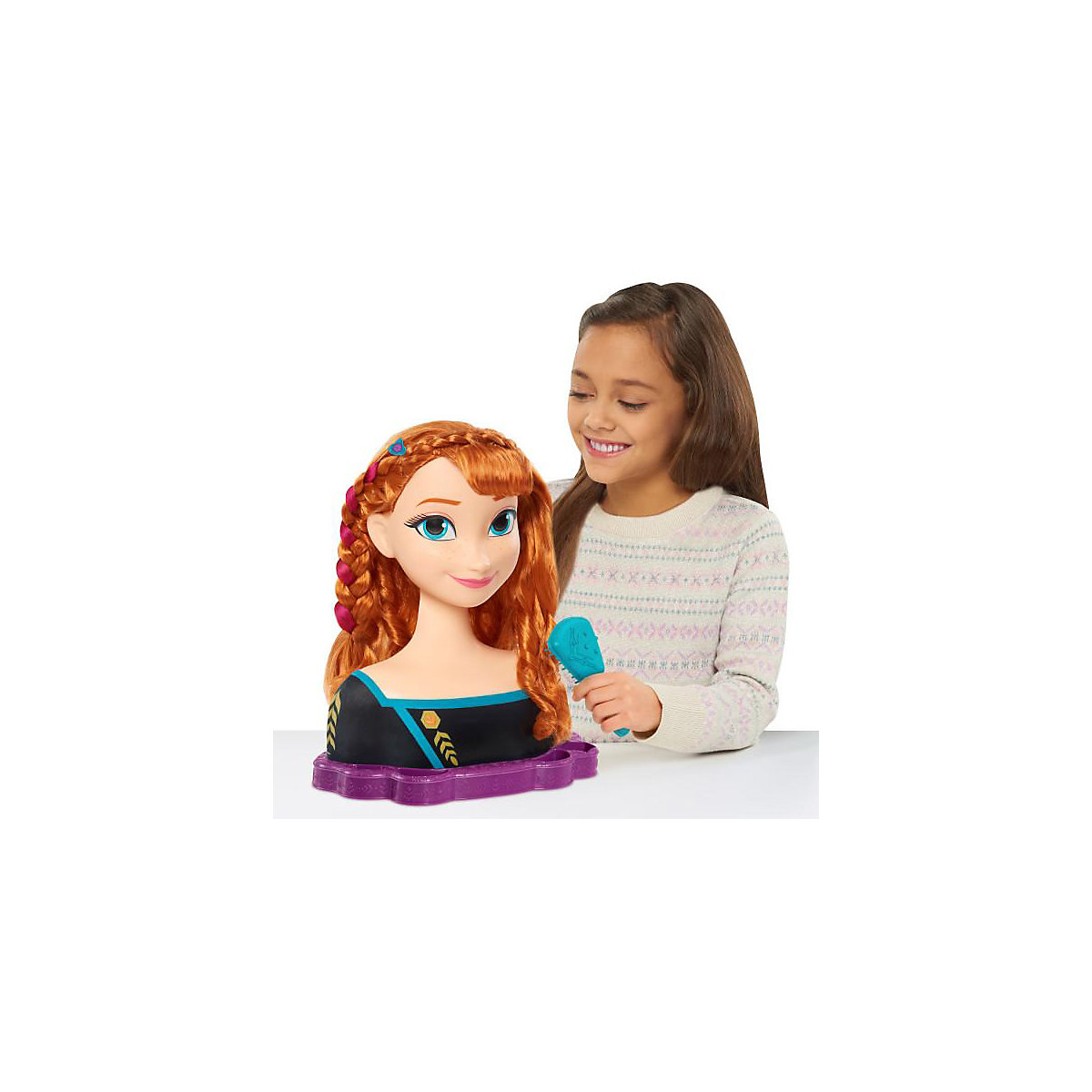 Frozen 2 Die Eiskönigin Anna Deluxe Styling Head