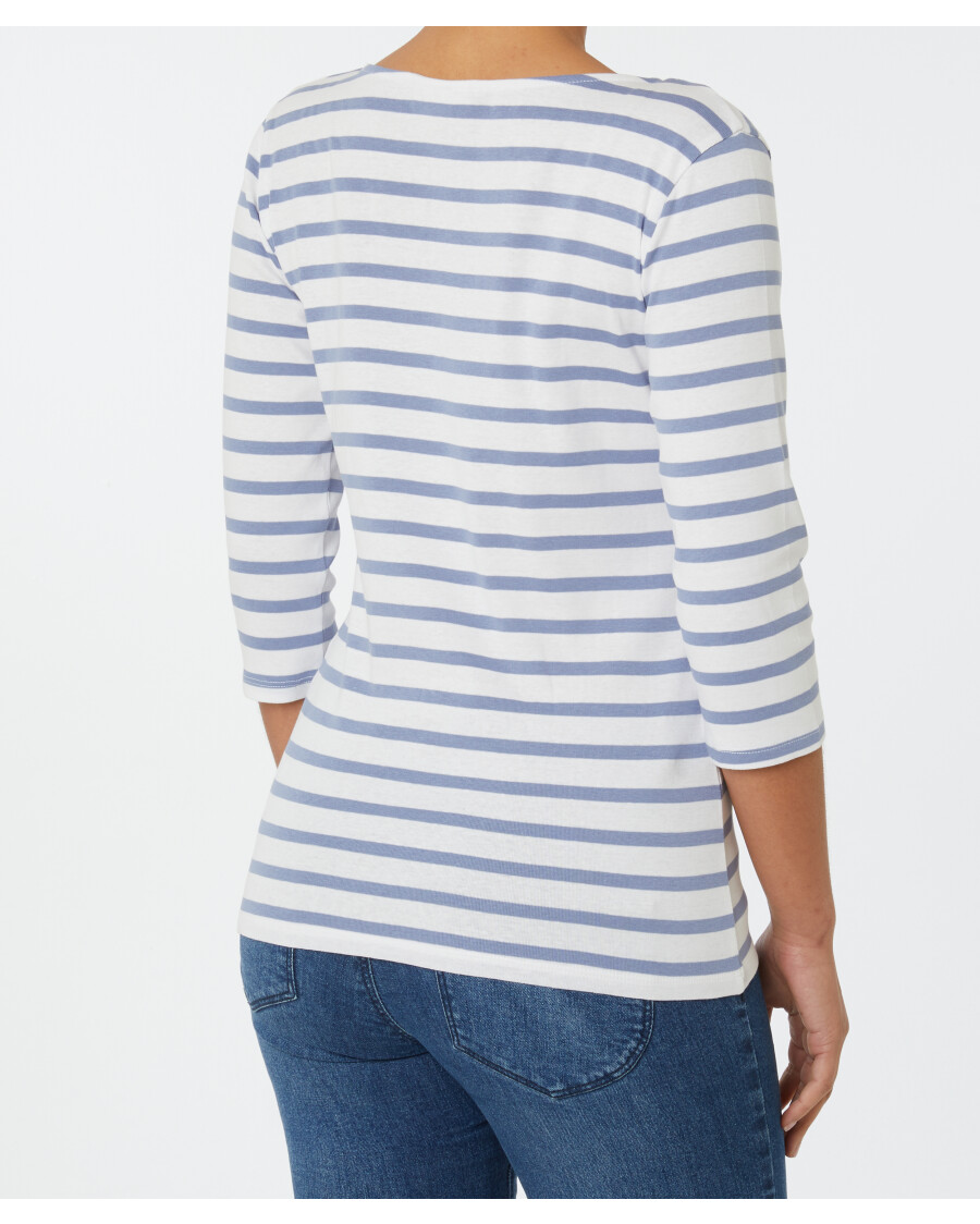 Shirt mit weitem Rundhalsausschnitt