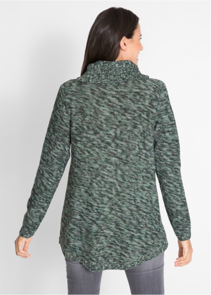 Poncho-Pullover, Langarm