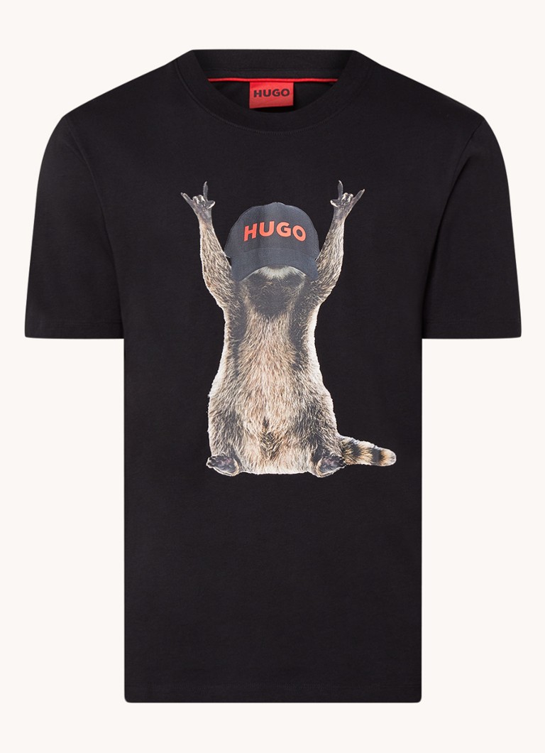 HUGO BOSS Draccoon T-shirt with logo and print