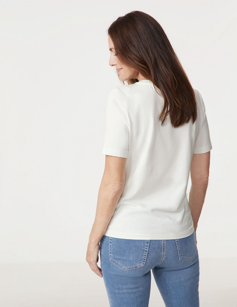 T-Shirt mit abstraktem Frontprint