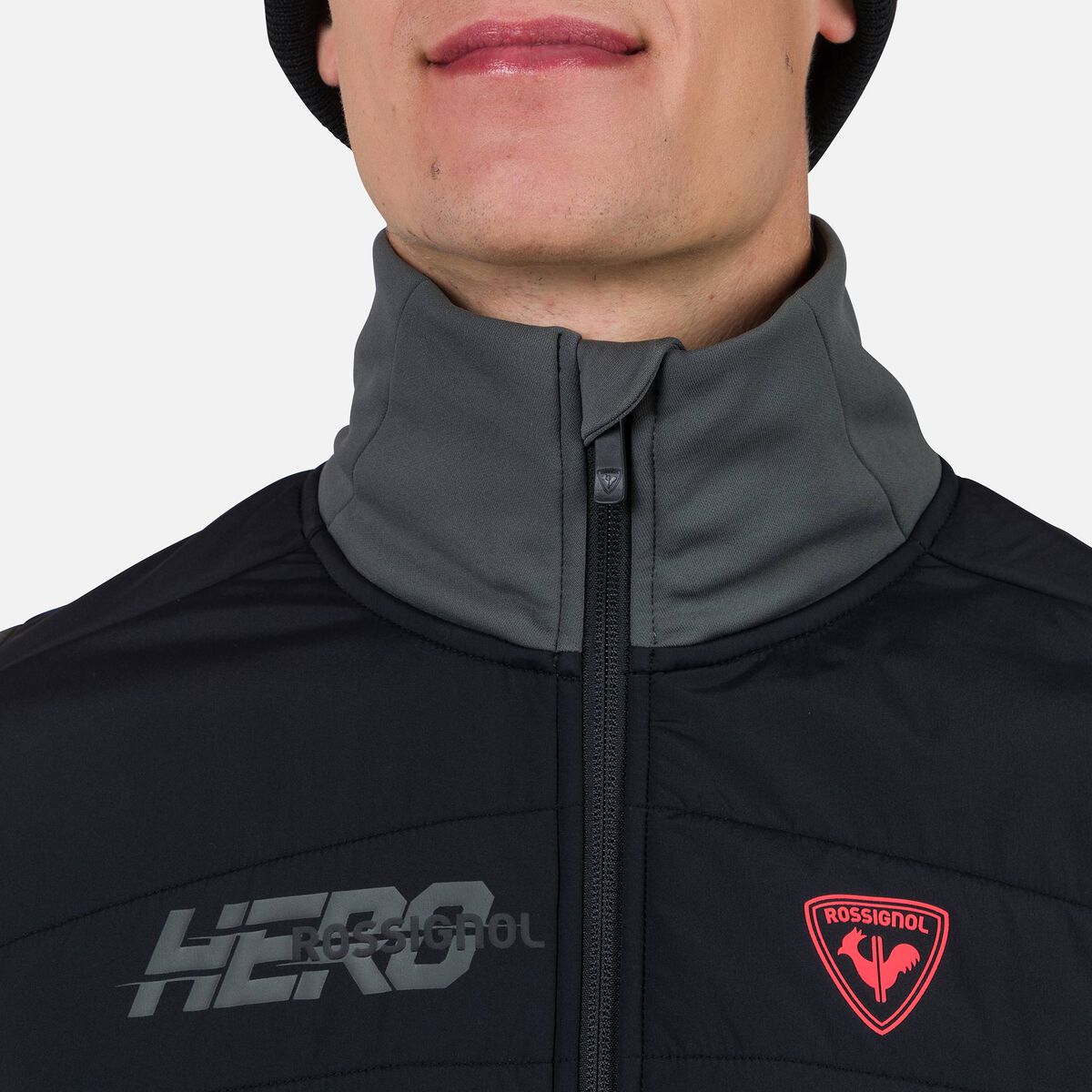 Herrenjacke mit durchgehendem Reißverschluss Hero Classique Hybrid
