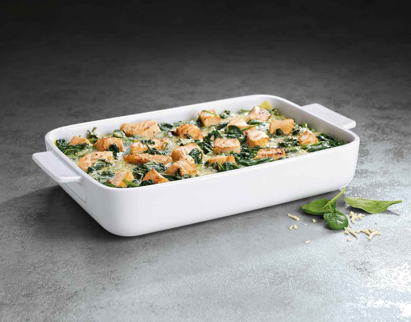Villeroy & Boch Auflaufform Clever Cooking Auflaufform 30 x 20 cm, Porzellan, (1-St)