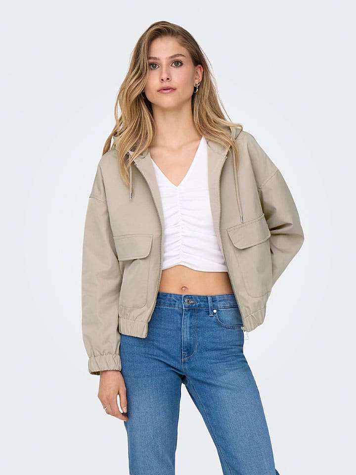ONLY Übergangsjacke in Beige günstig kaufen