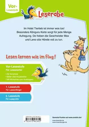 Leserabe - Vor-Lesestufe: Hotel Tierlieb