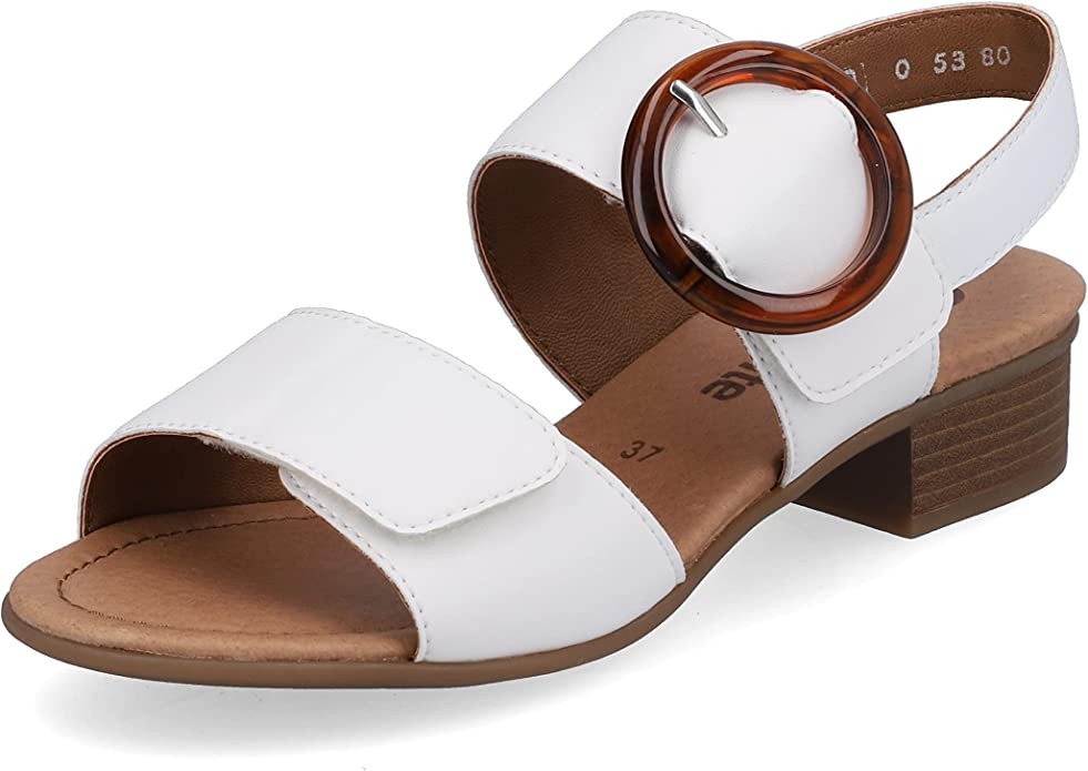 REMONTE Klassische Sandalen weiss