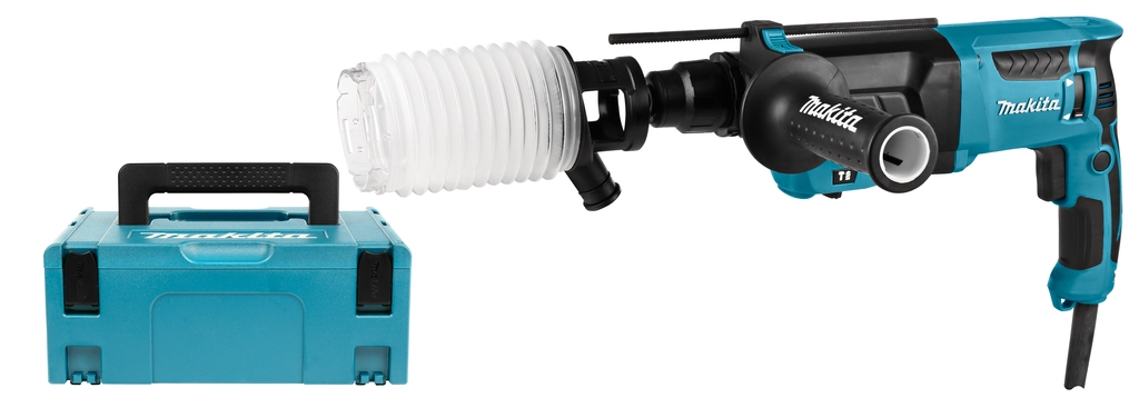 Ciocan combinat Makita HR2630J 800w 2.4J cu set de extracție a prafului