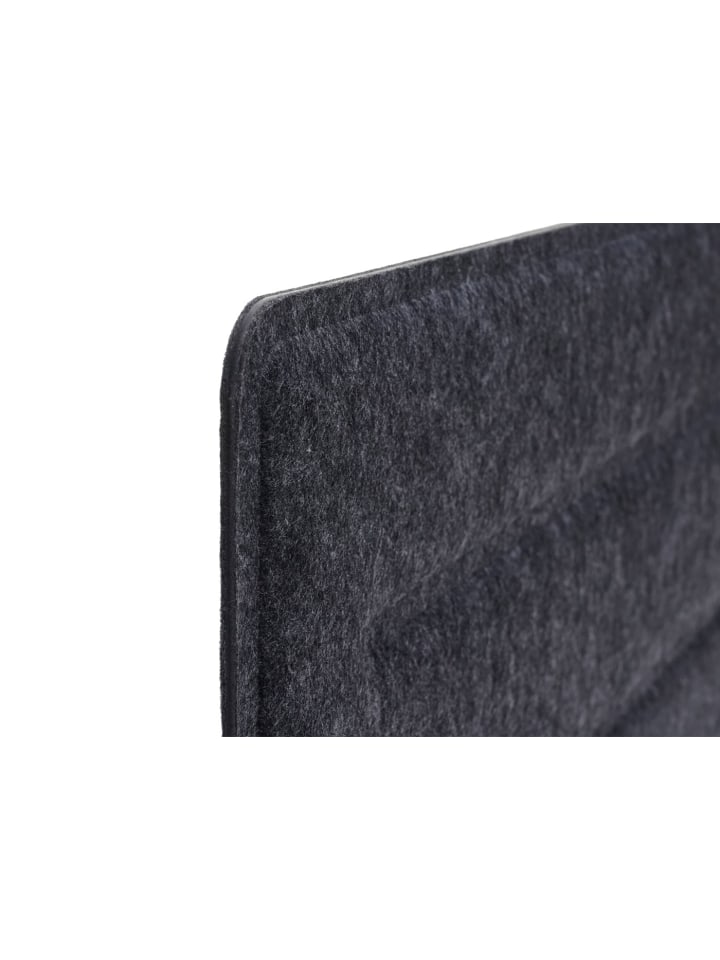 MCW Tischtrennwand G76, 100x30cm schwarz günstig kaufen onesize