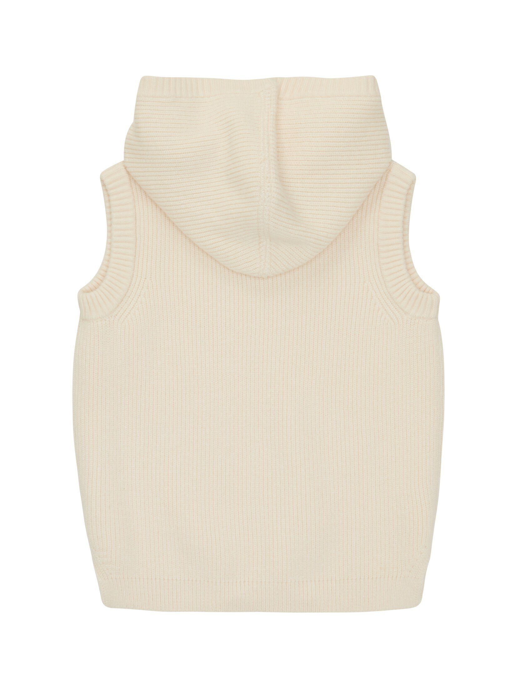 TOM TAILOR Cardigan Strickpullunder mit Kapuze