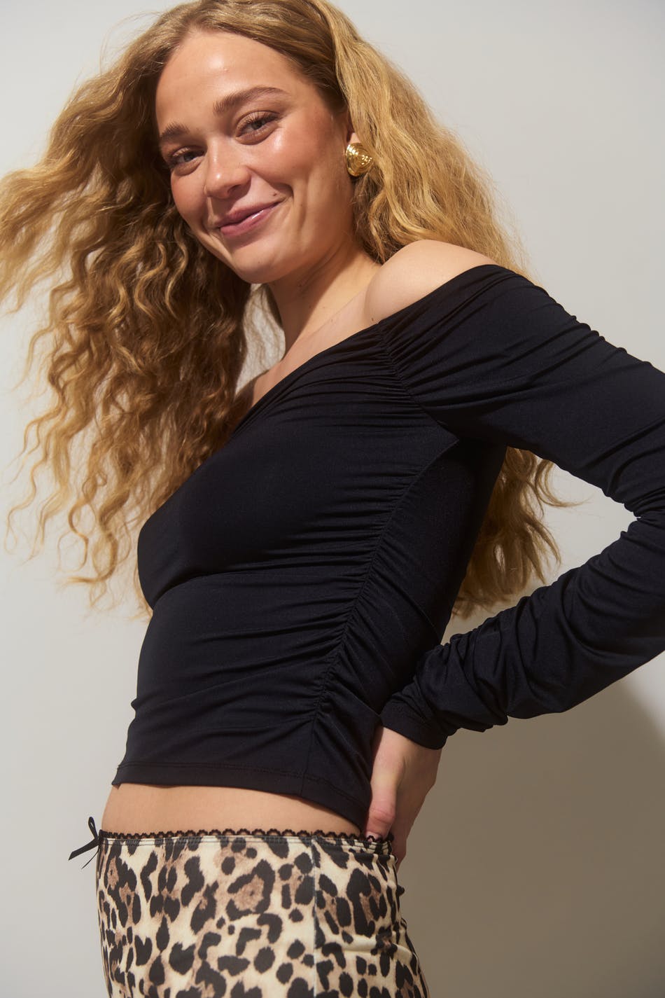 Micro off shoulder top