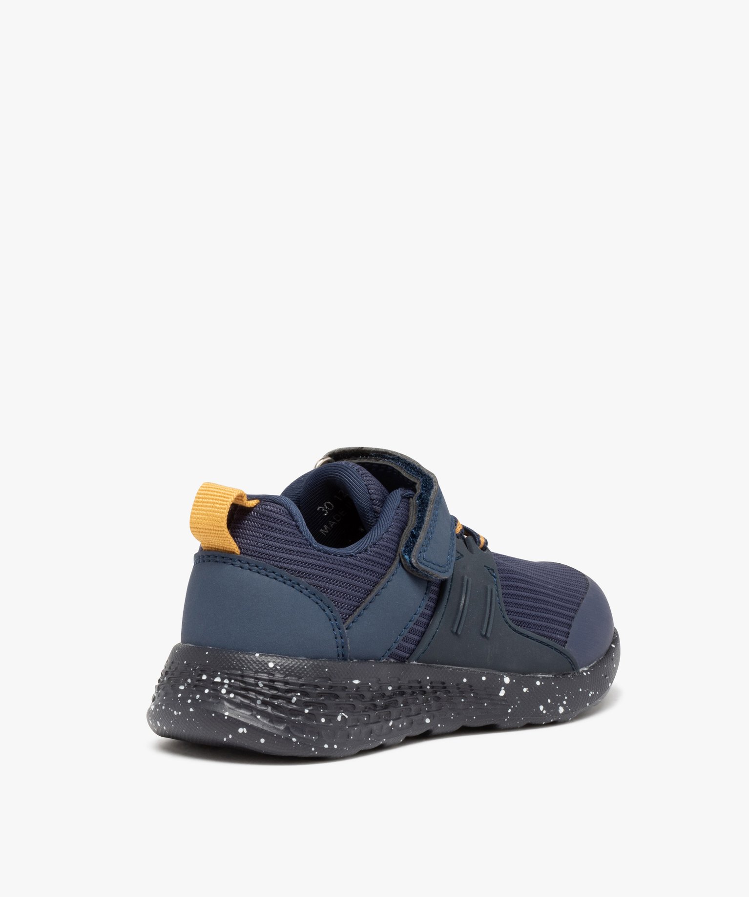 Baskets Garçon jogger unies en mesh marine | GEMO