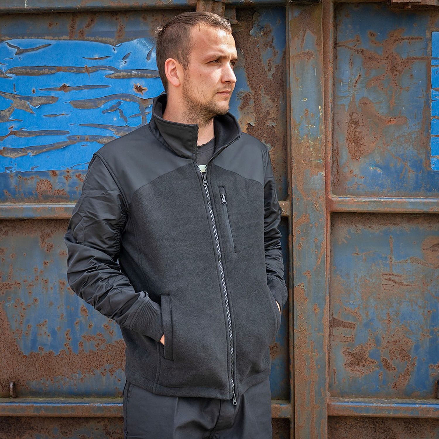 MA-1 Fleece-Bomberjacke