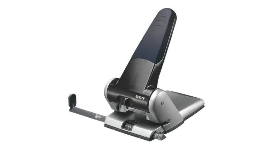 LEITZ Extrastarker Registraturlocher 5180, 65 Blatt, schwarz schwarz