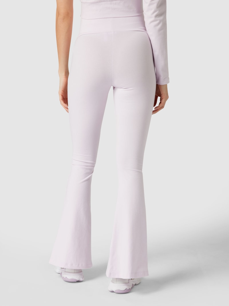 Leggings im Flared Cut in flieder