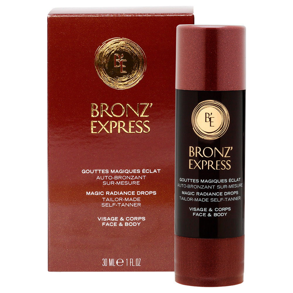 Bronz'express Gouttes Magiques Éclat Auto-bronzant teinté visage et corps