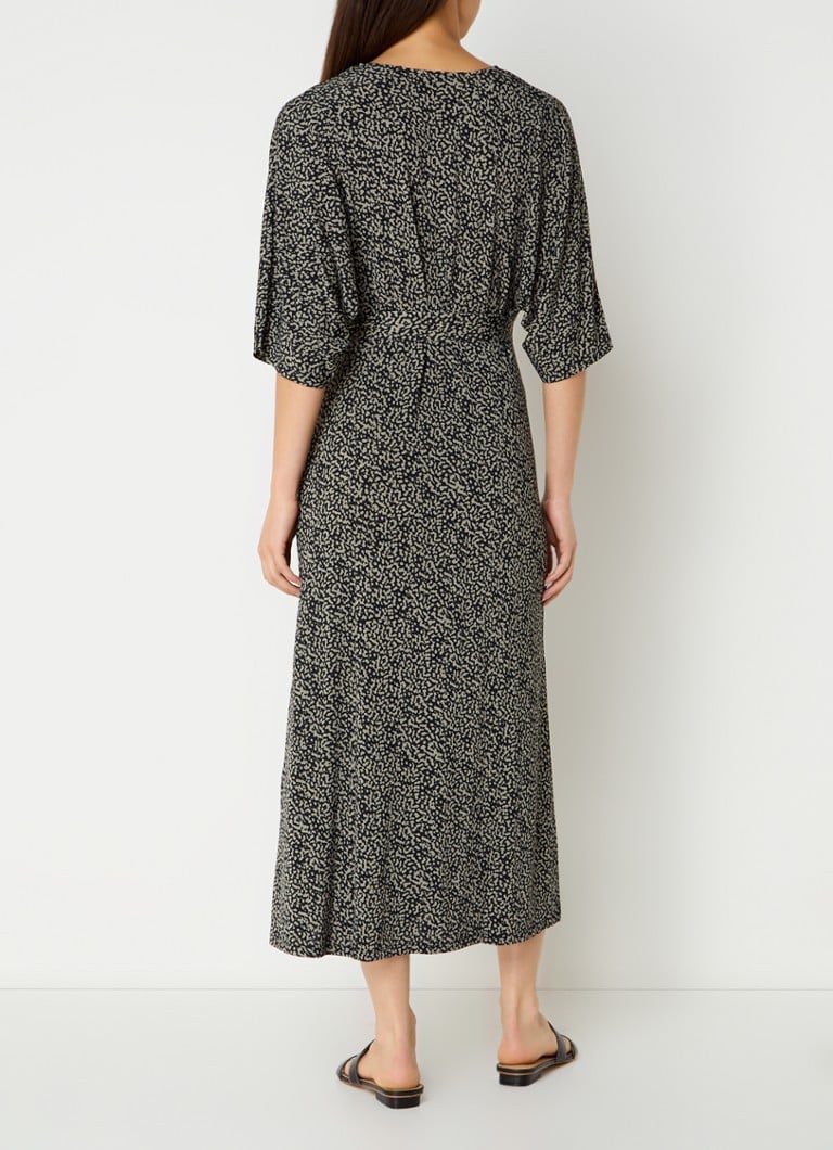Robe portefeuille midi en jersey imprimé Marc O'Polo