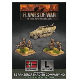 Armoured SS Panzergrenadier Company HQ (Plastic)