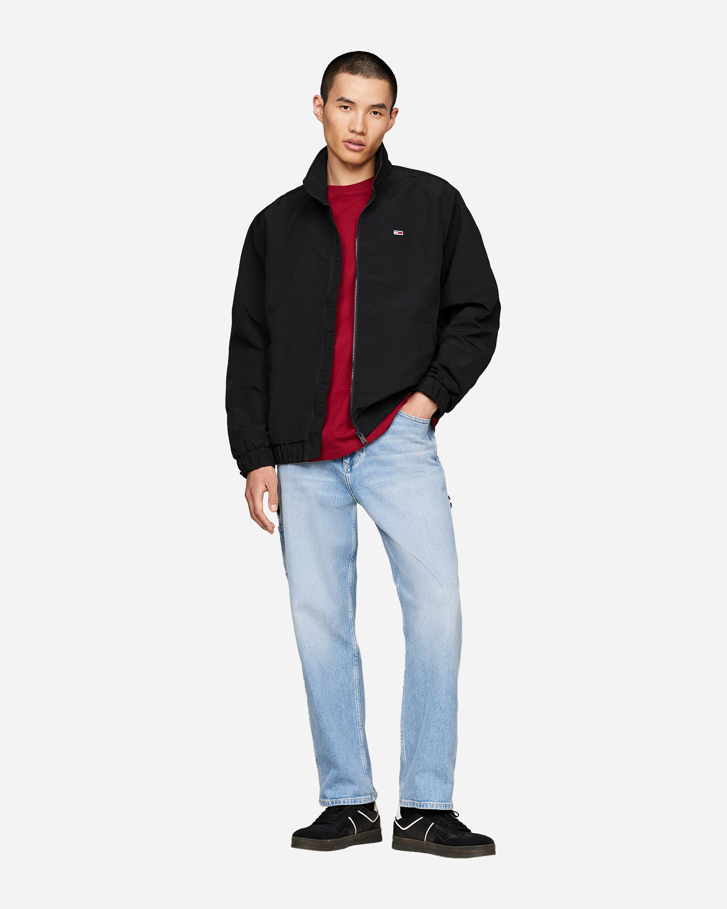 Tommy Hilfigerin Giubbotto-verryttelytakki Essential M DM0DM17982-BDS