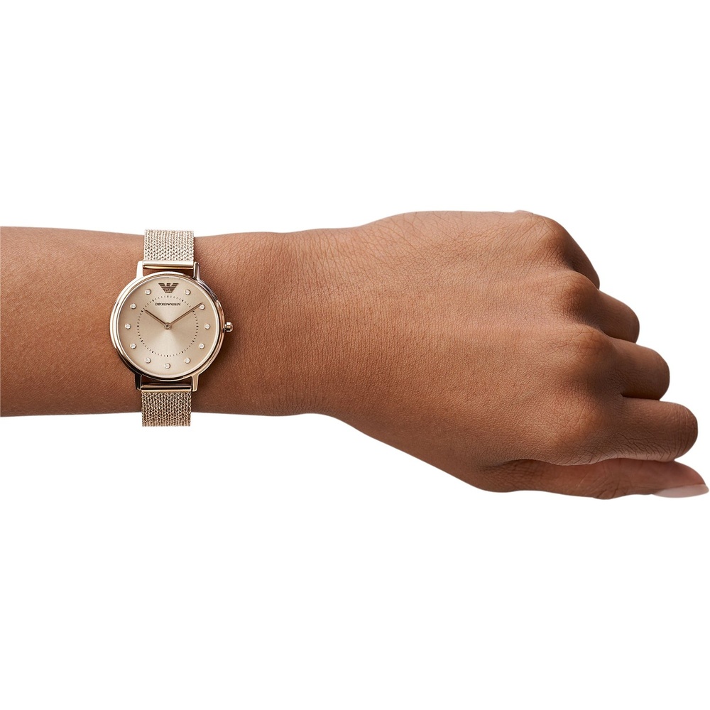 Emporio Armani Montre pour femme Acier inoxydable Montre