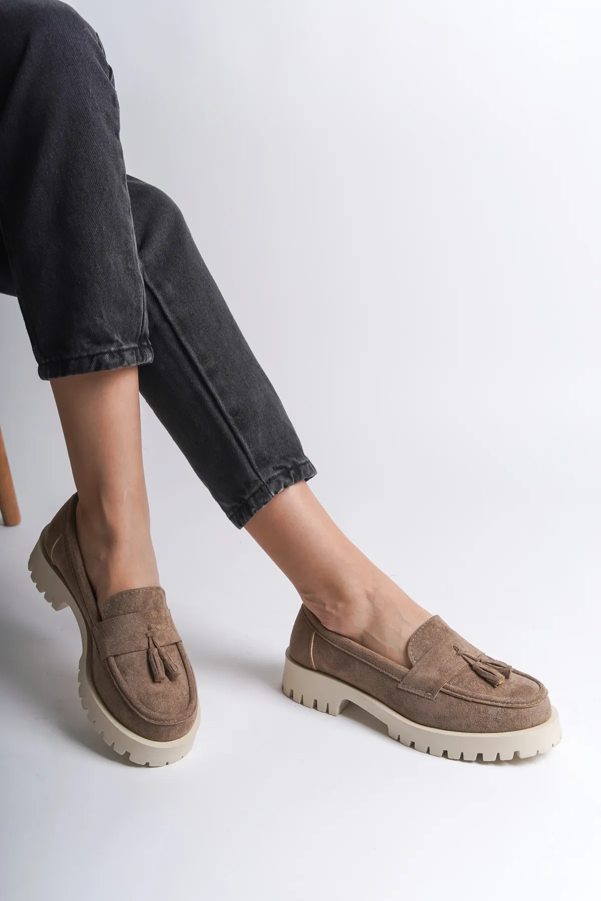 Capone Outfitters  Trak Sole Damen-Loafer mit Quasten