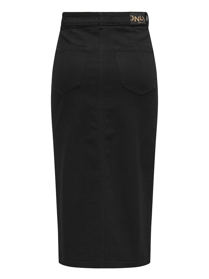 ONLY Jeansrock in Schwarz günstig kaufen