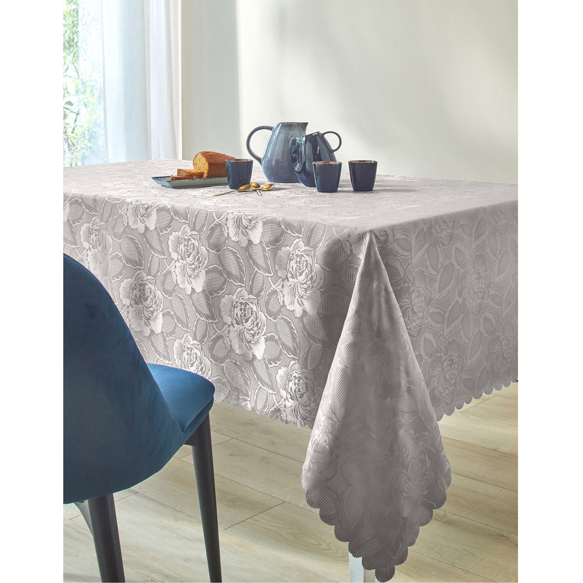 Nappe jacquard damassé