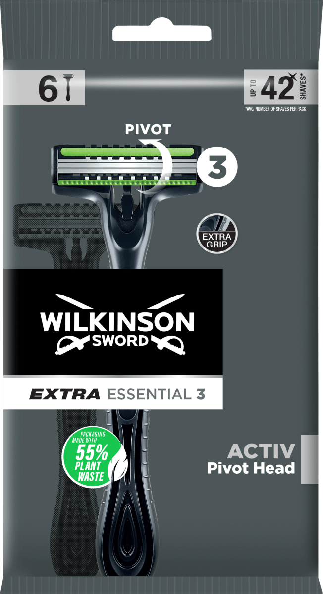 Einwegrasierer, Extra Essential 3 Activ, 6 St