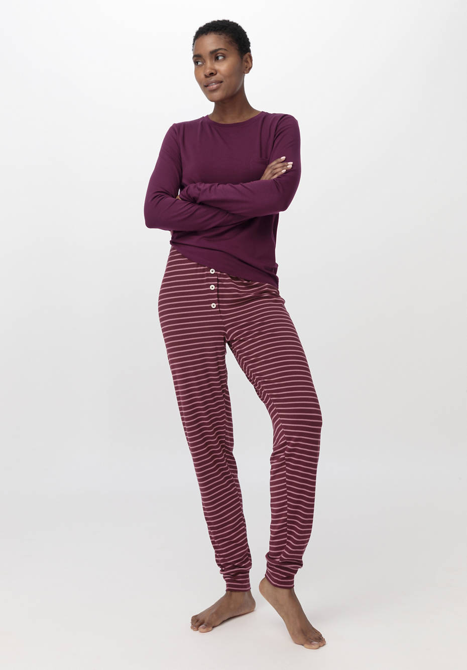 Lange Schlafhose aus Tencel™Modal