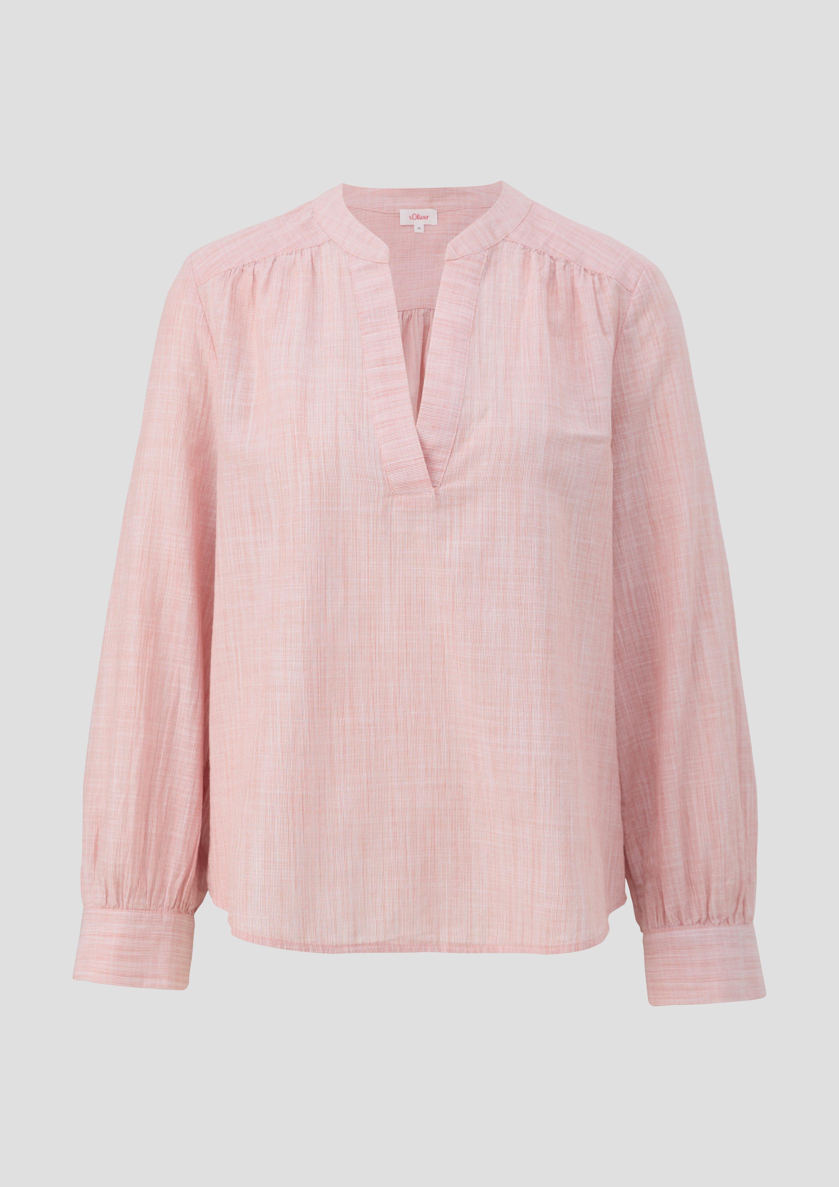 Baumwollbluse mit Raffung  2151508-27H8