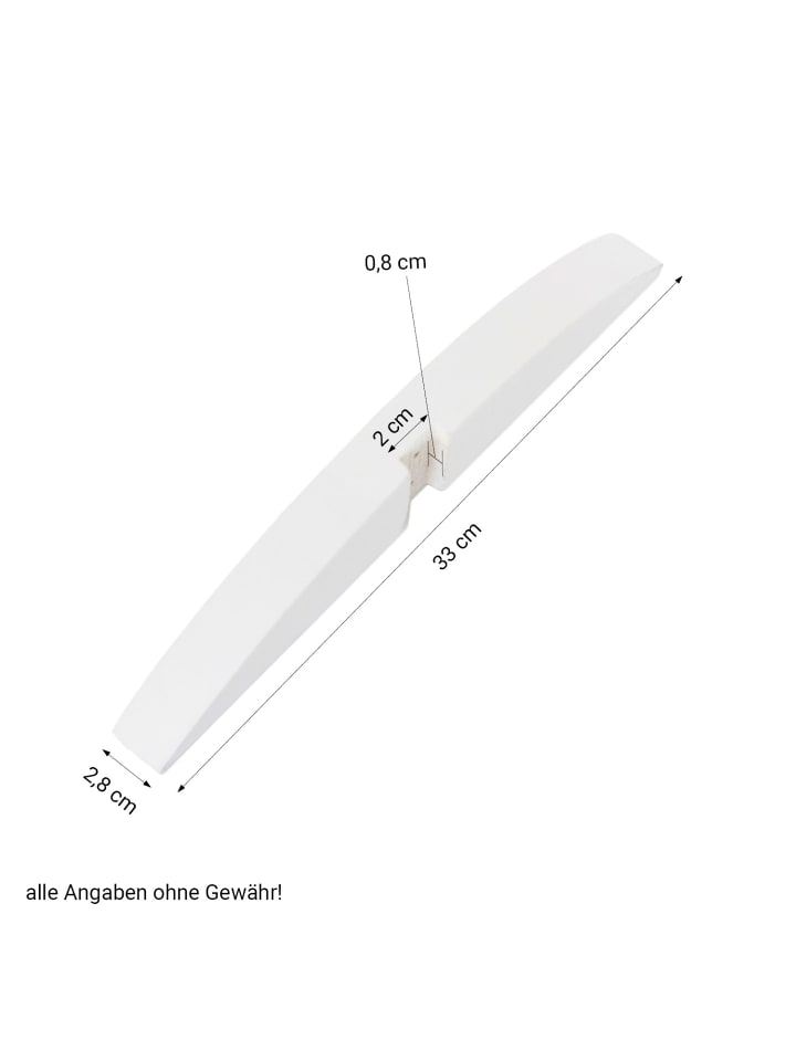 Homestyle4u Raumteiler Standfuß in Weiß günstig kaufen onesize