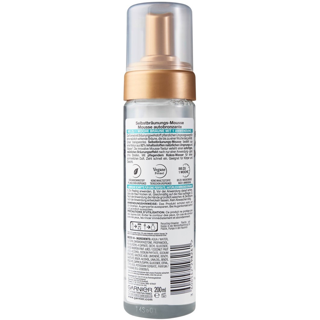 NATURAL BRONZER SELBSTBRÄUNUNGS-MOUSSE
