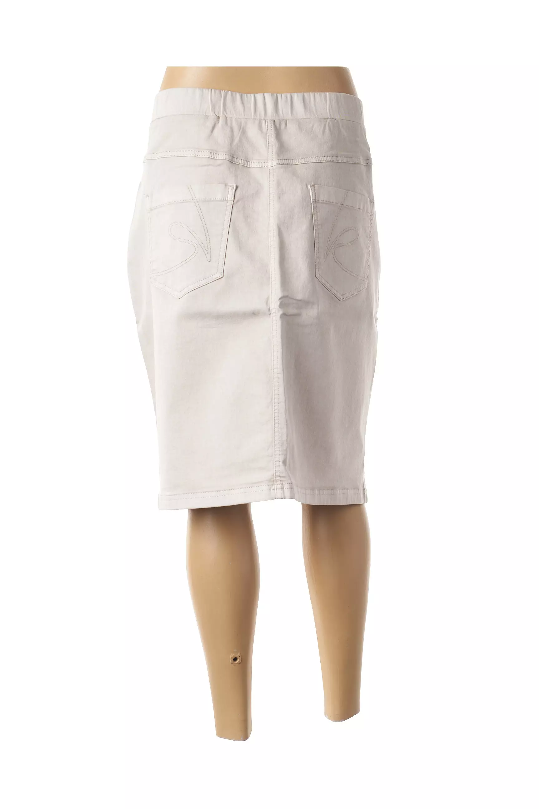 Concept K Jupes Mi Longues Femme couleur beige