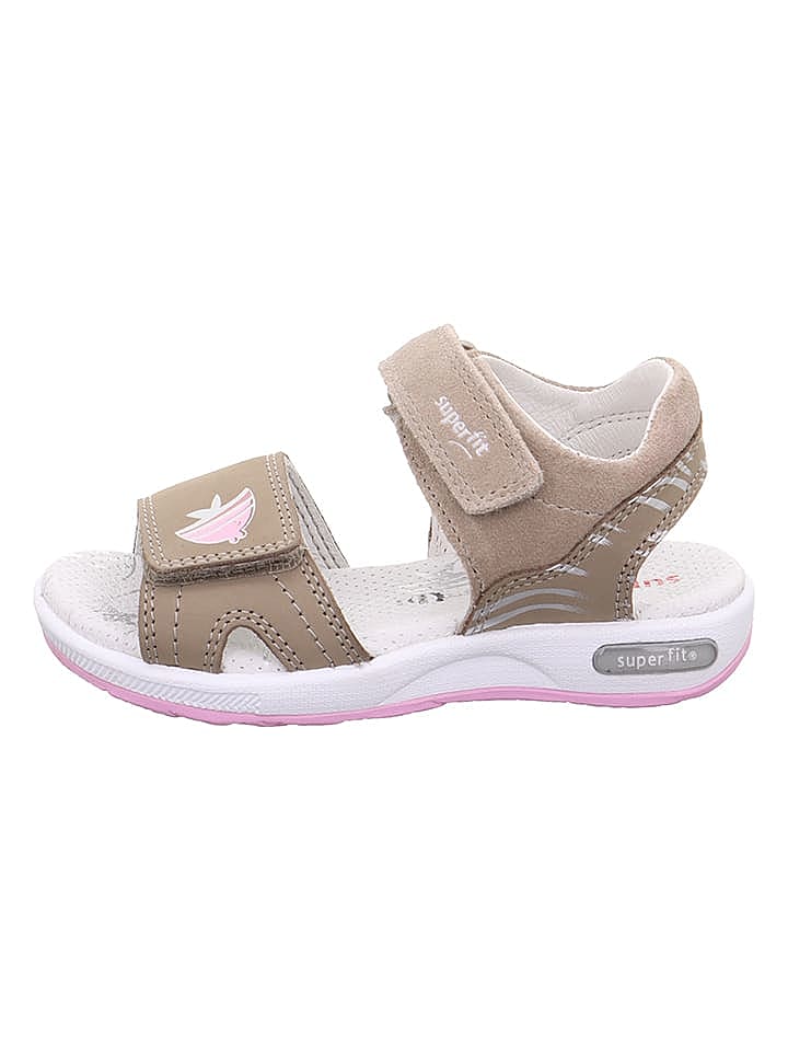 superfit Leder-Sandalen in Beige günstig kaufen 24