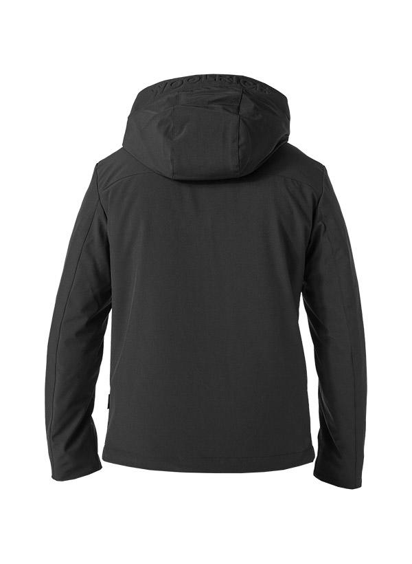 WOOLRICH, Daunenjacke Pacific, Softshell wasserabweisend, schwarz