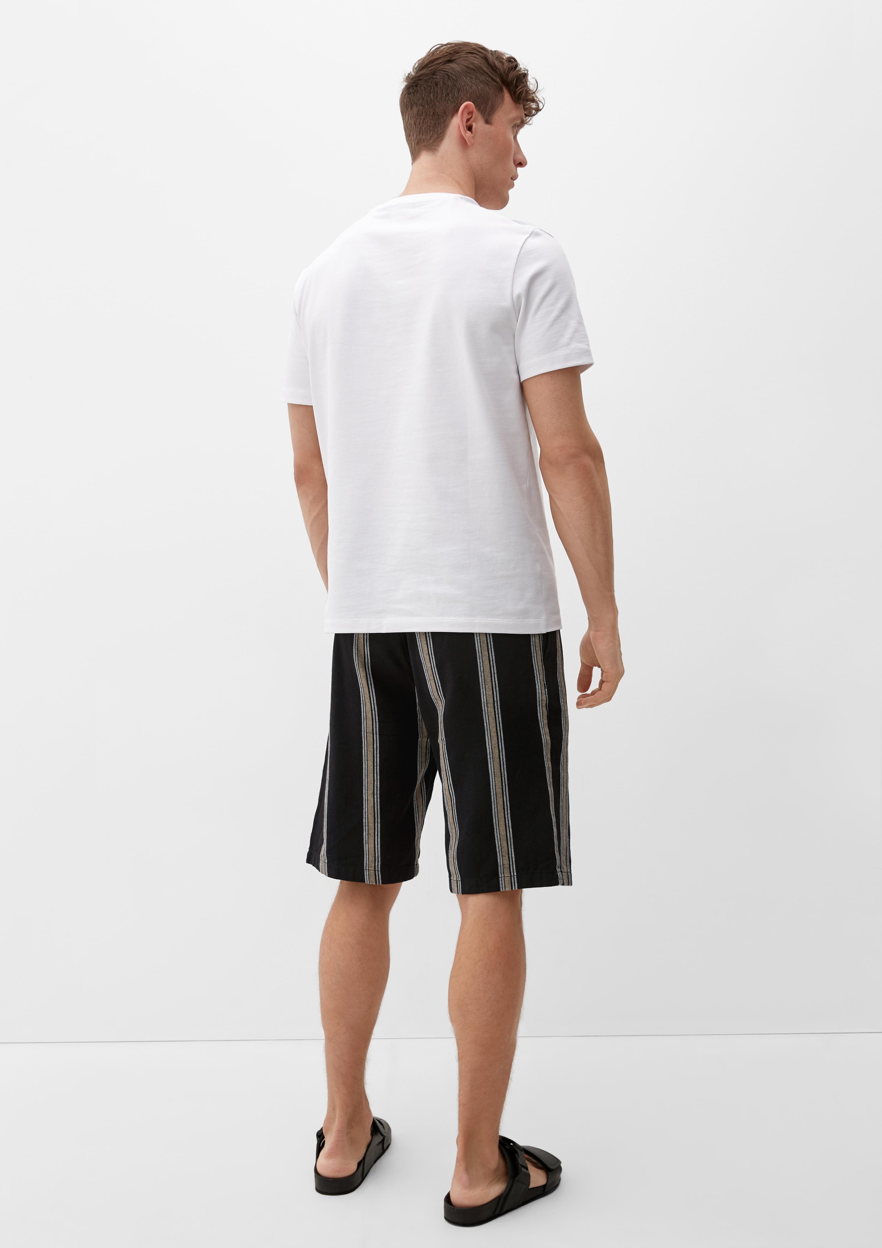 Relaxed: Bermuda mit Streifen  2132058-99G7