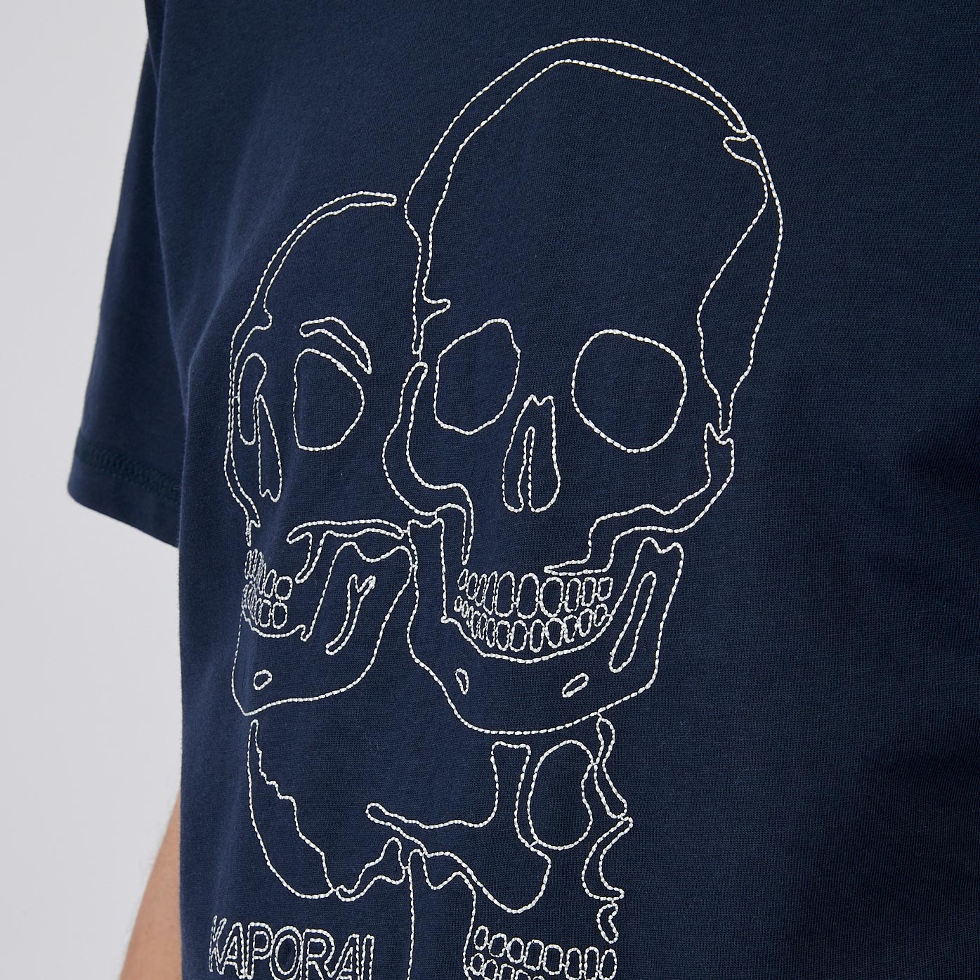 BRUCE  T-shirt bleu Homme en 100% coton