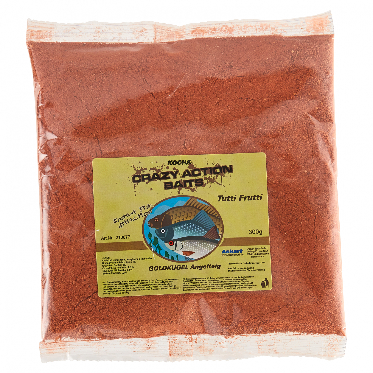 Kogha Teig Crazy Action Baits Goldkugel