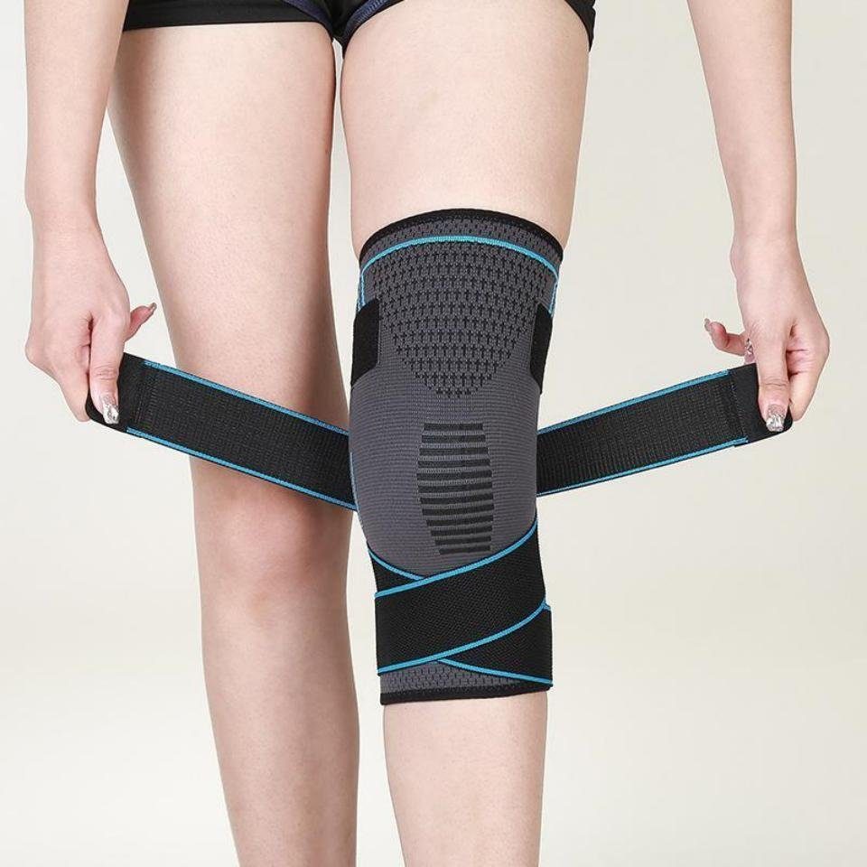 KLLGIA Knieprotektor Kniebandage Knieschützer mit Riemen für Damen und Herren Für Laufen