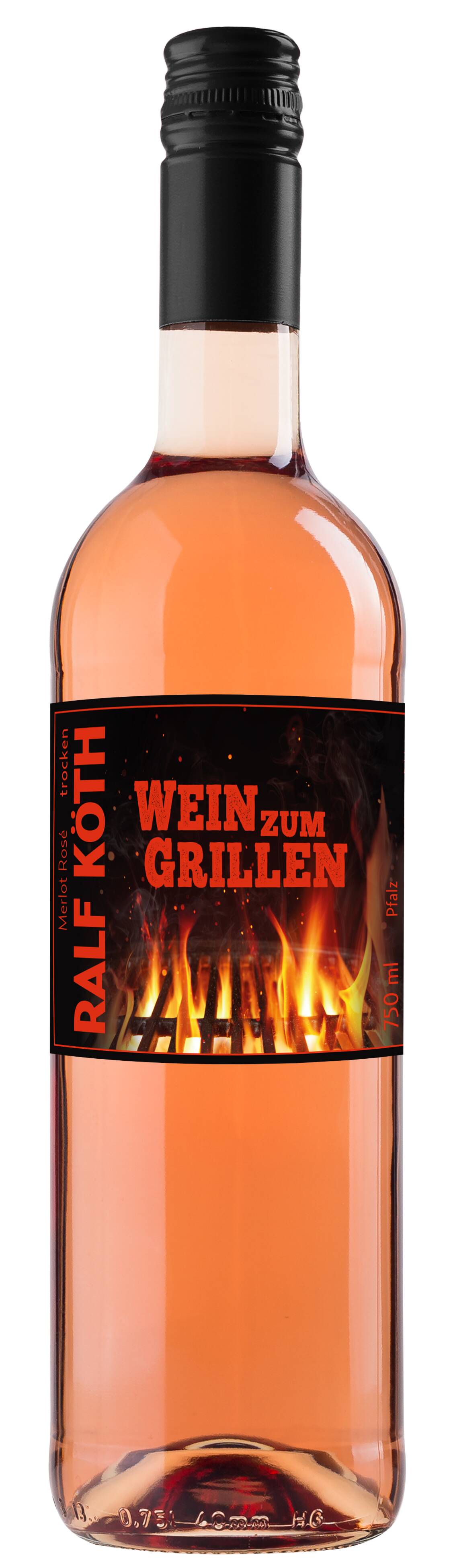 Wein & Secco Köth Merlot Rosé "Wein zum Grillen" 2021