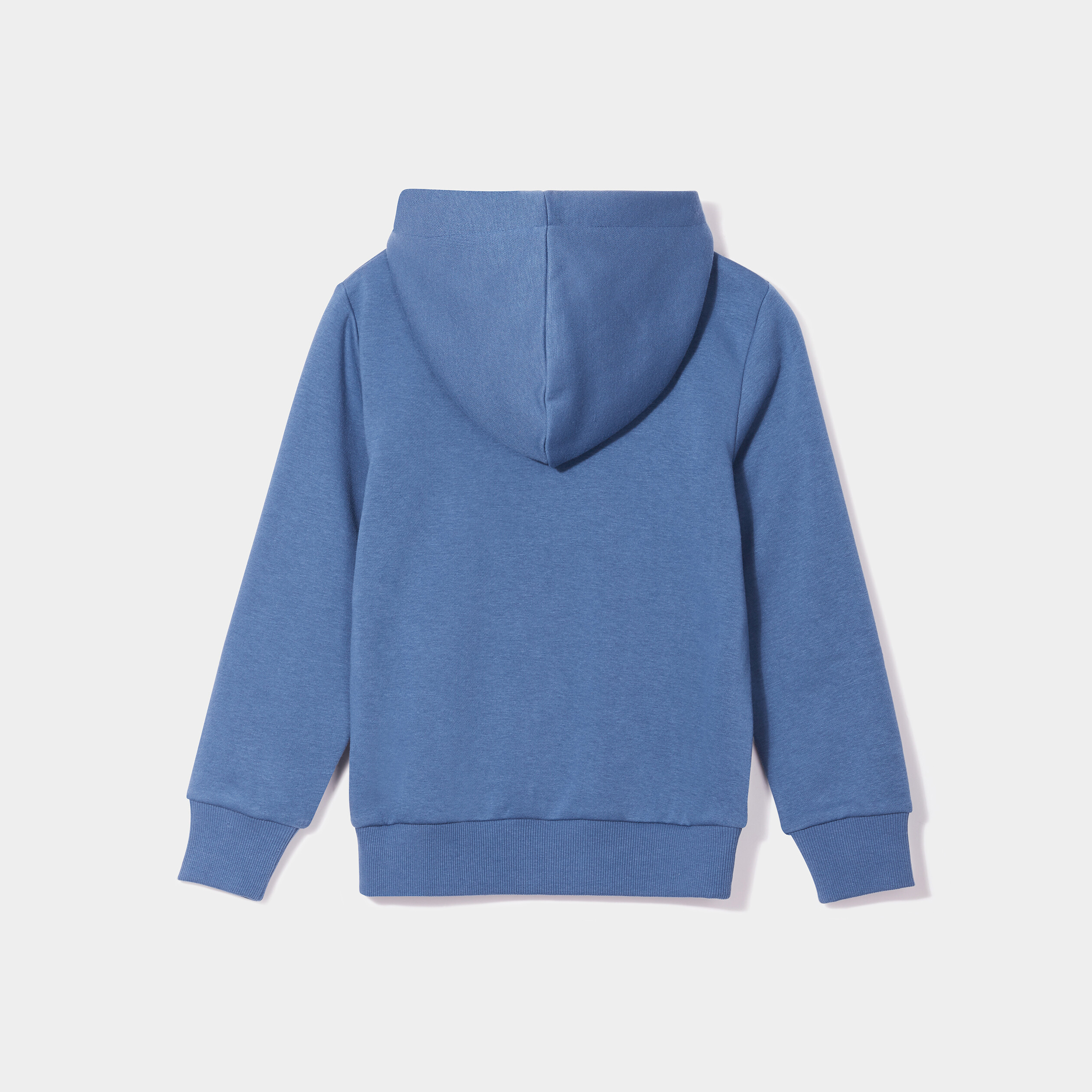Sweat zippé molletonné à capuche bleu foncé garçon | La Halle