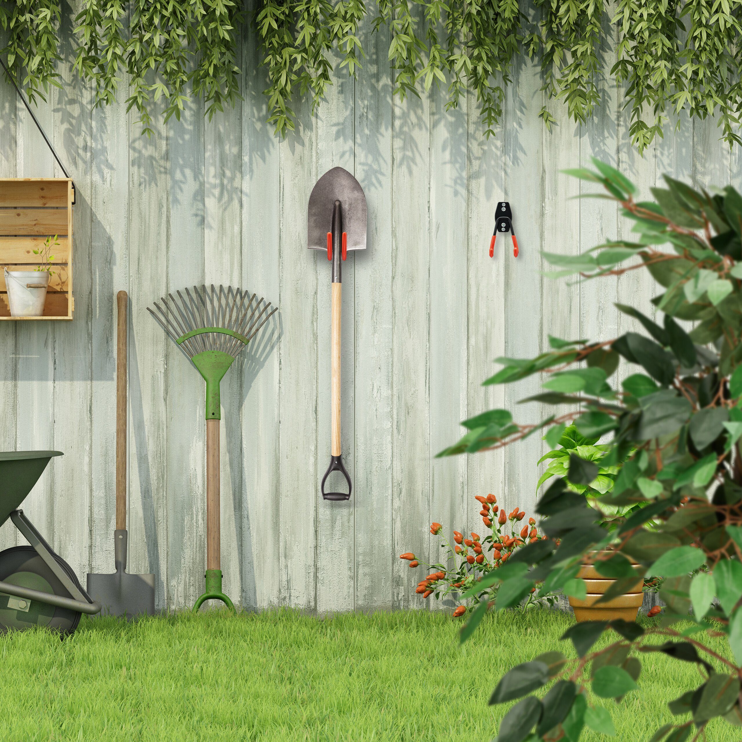 relaxdays Wandhaken 14-teiliges Wandhaken Set