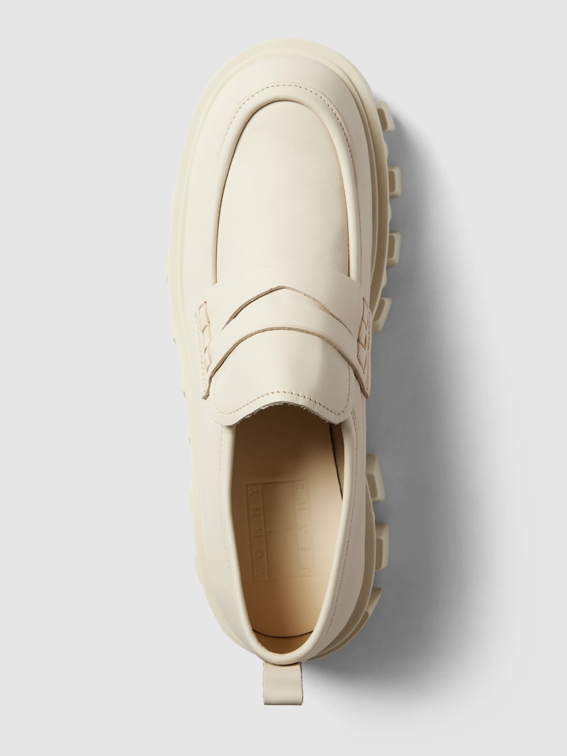 Sneaker mit profilierter Sohle Modell 'LOAFER' in beige