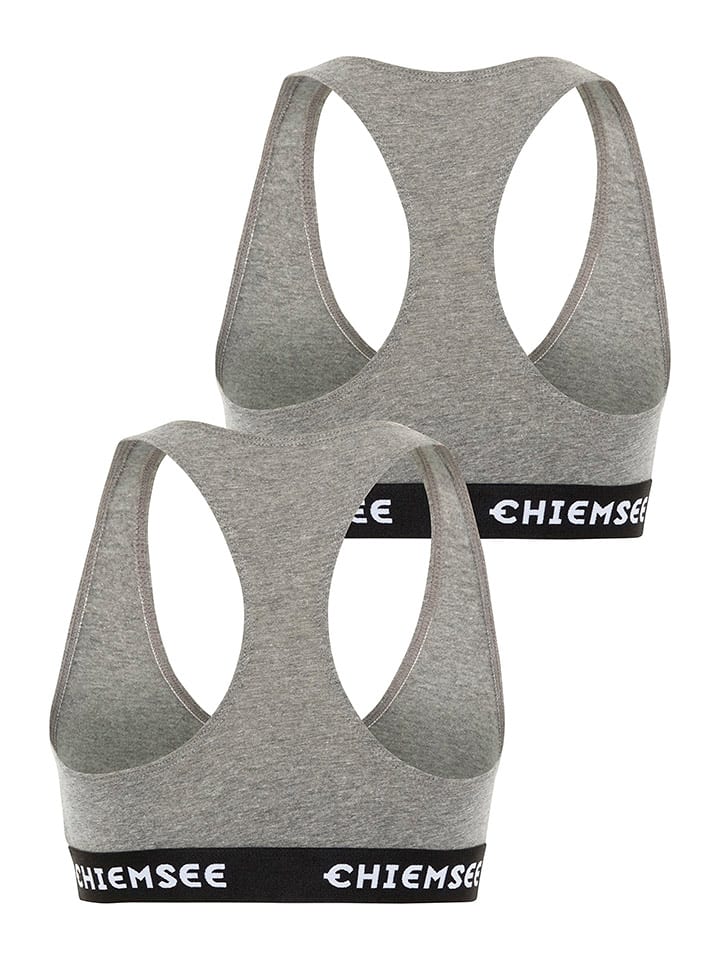 Chiemsee 2er-Set: Sport-BH in Grau günstig kaufen
