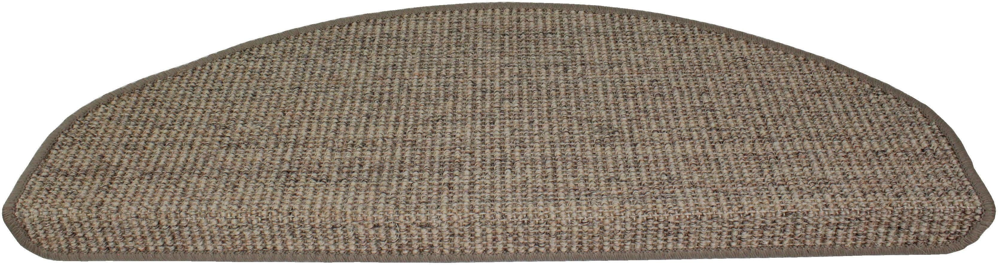 Stufenmatte Mara S2, Dekowe, halbrund, Höhe: 5 mm, 100% Sisal, große Farbauswahl, auch als Set mit 15 Stück erhältlich