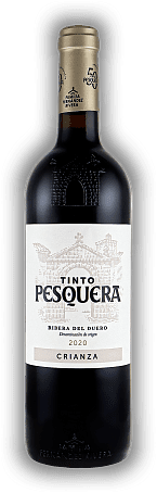 Pesquera, Pesquera Crianza, DO, 2020, Ribera del Duero  Pesquera, Pesquera Crianza, DO, 2020, Ribera del Duero  Samtig weich und mit ausdrucksstarkem Bouquet. Jahrgang 2020 - 0,75	 Liter - Vol 14,5%