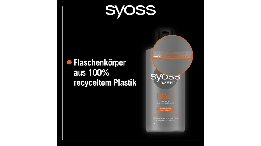syoss Shampoo Men Power 440 ml 440 ml