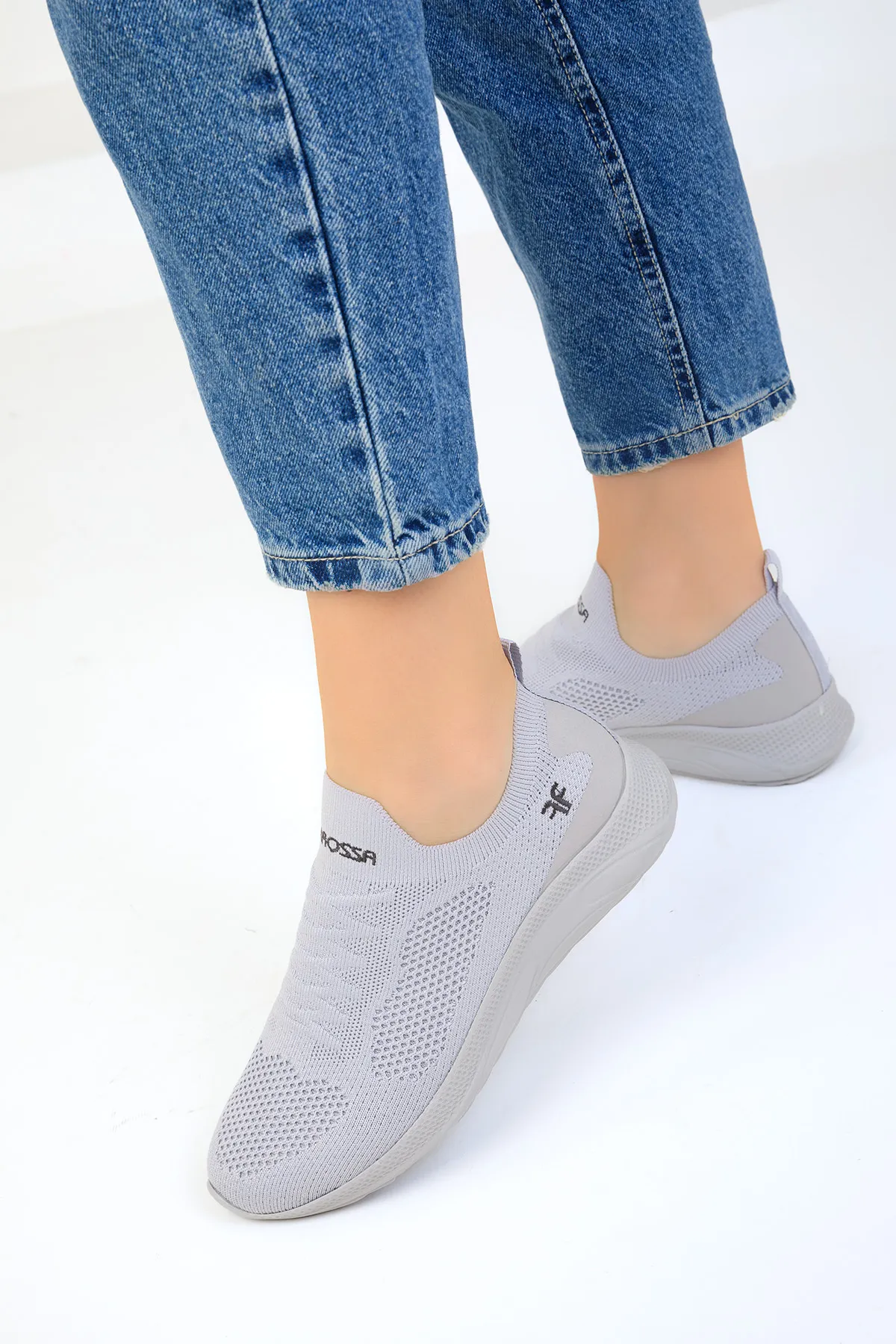 SOHO  Grauer Damen-Sneaker 16979